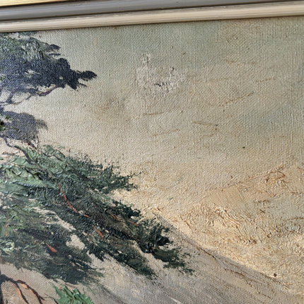 Traditional Landscape Oil Painting "Mountain Lake" Rustic Large Art Holland Art Shop