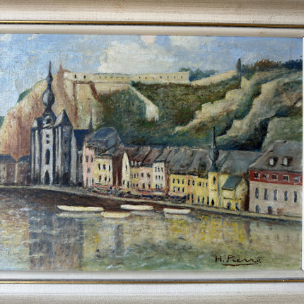 Striking Oil Painting Cityscape "Church Spire" Intriguing Medium Artwork Holland Art Shop