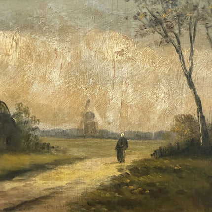 Classic Farm Oil Painting "Framed Painting" Authentic Art Holland Art Shop