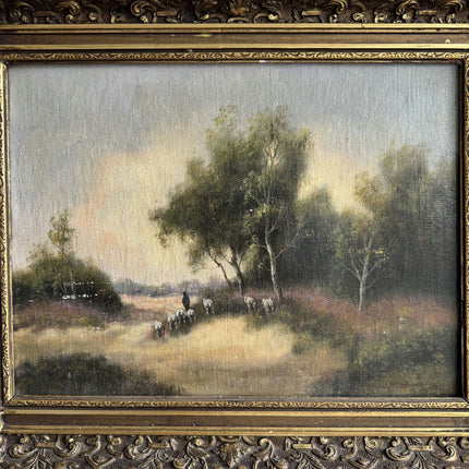 Detailed Landscape Oil Painting "Gilded Frame" Classic Art Holland Art Shop