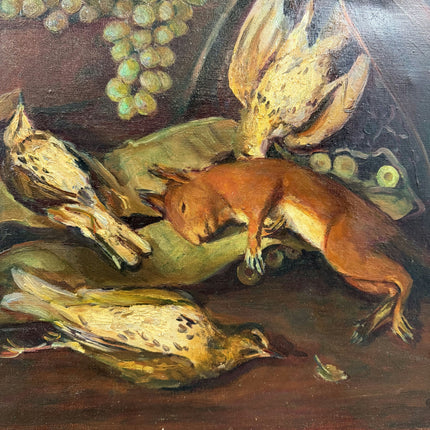 Original Still Life Oil Painting "Dead Fowl" Expressive Art Holland Art Shop