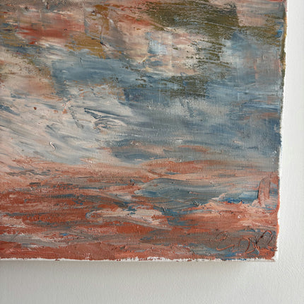 Expressive Abstract  Oil Painting "Abstract Seascape" Refined Art Holland Art Shop
