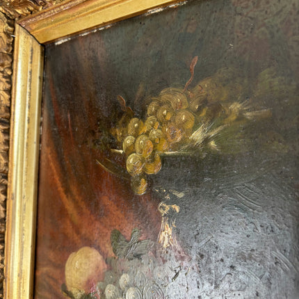 19th Century Antique Still Life Oil Painting "Gilded Frame" Artwork Holland Art Shop