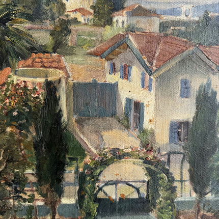 Timeless Cityscape Oil Painting "Palm Tree" Classic Art Holland Art Shop