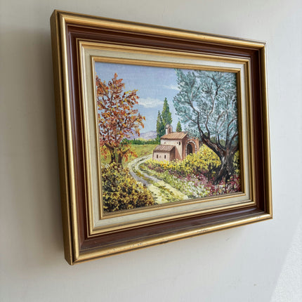 Traditional Landscape Oil Painting "Framed Painting" Timeless Small Artwork Holland Art Shop