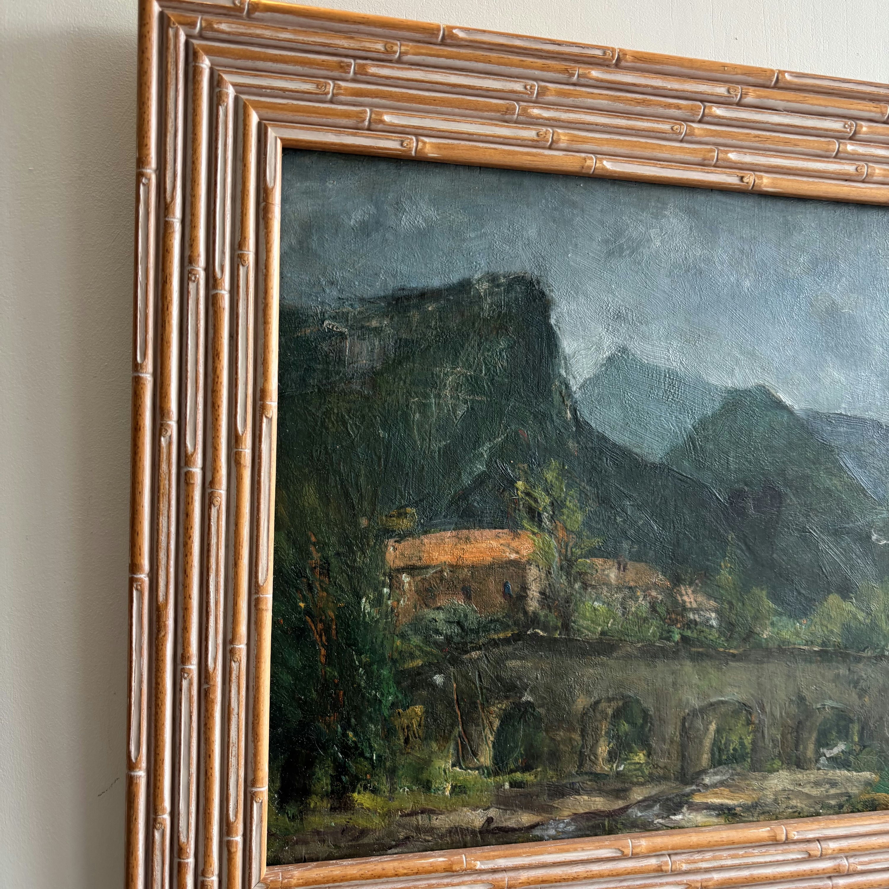 Detailed Landscape Oil Painting 