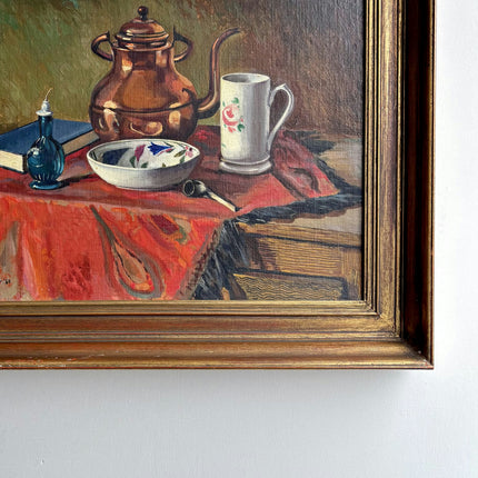 Traditional Still Life Oil Painting "Copper Kettle" Timeless Art Holland Art Shop