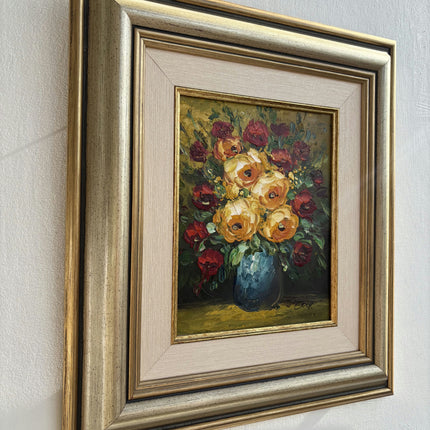 Detailed Floral Still Life Oil Painting "Flower Vase" Original Artwork Holland Art Shop
