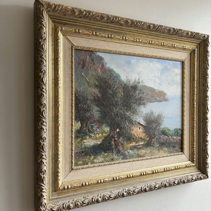 Expressive Landscape Oil Painting "Gilded Frame" Elegant Art Holland Art Shop