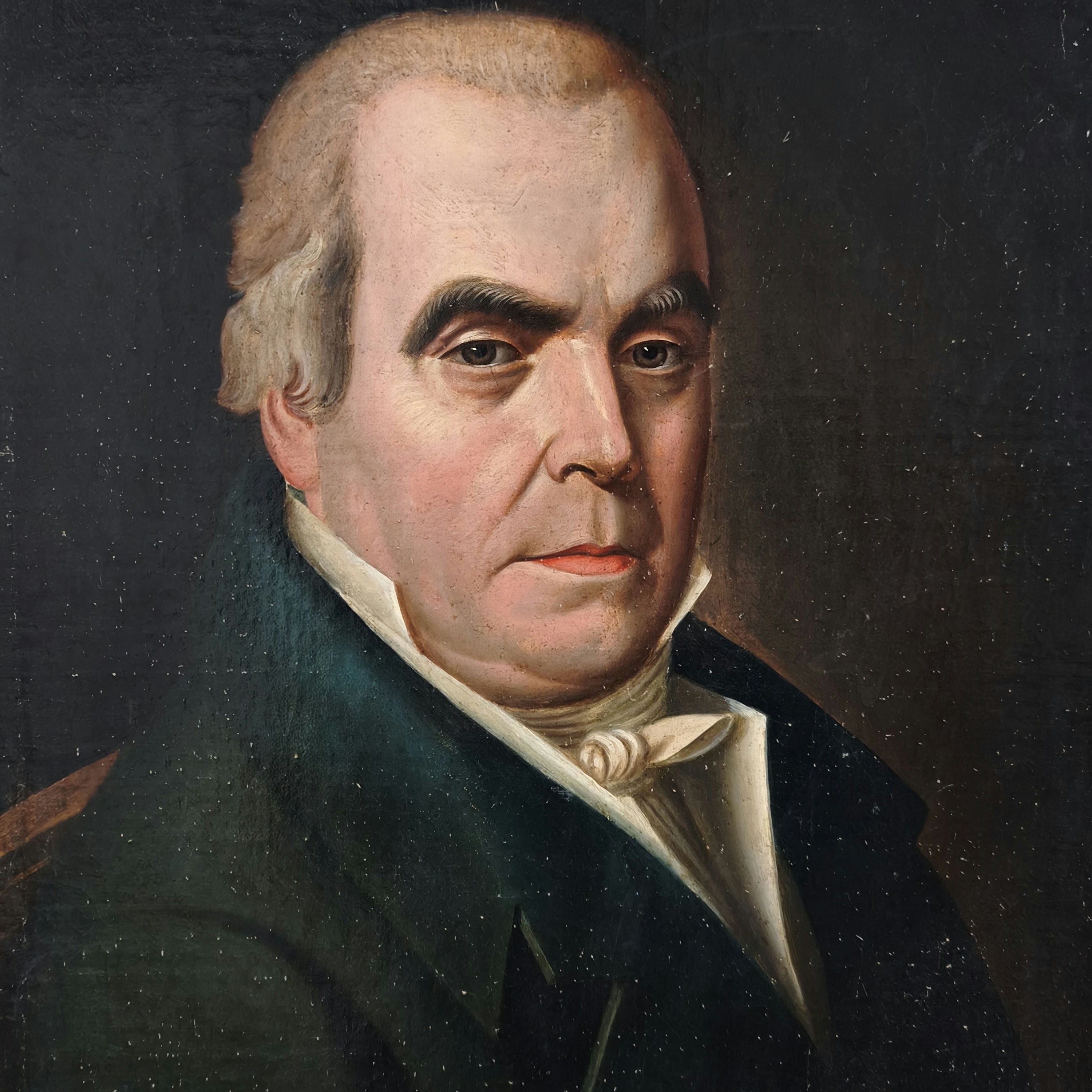 1818 Antique Portrait Oil Painting 