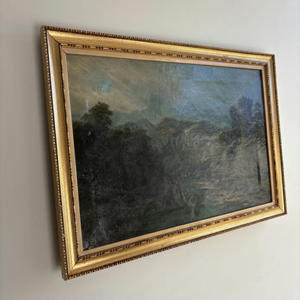 Timeless Landscape Oil Painting "Golden Frame" Authentic Art Holland Art Shop