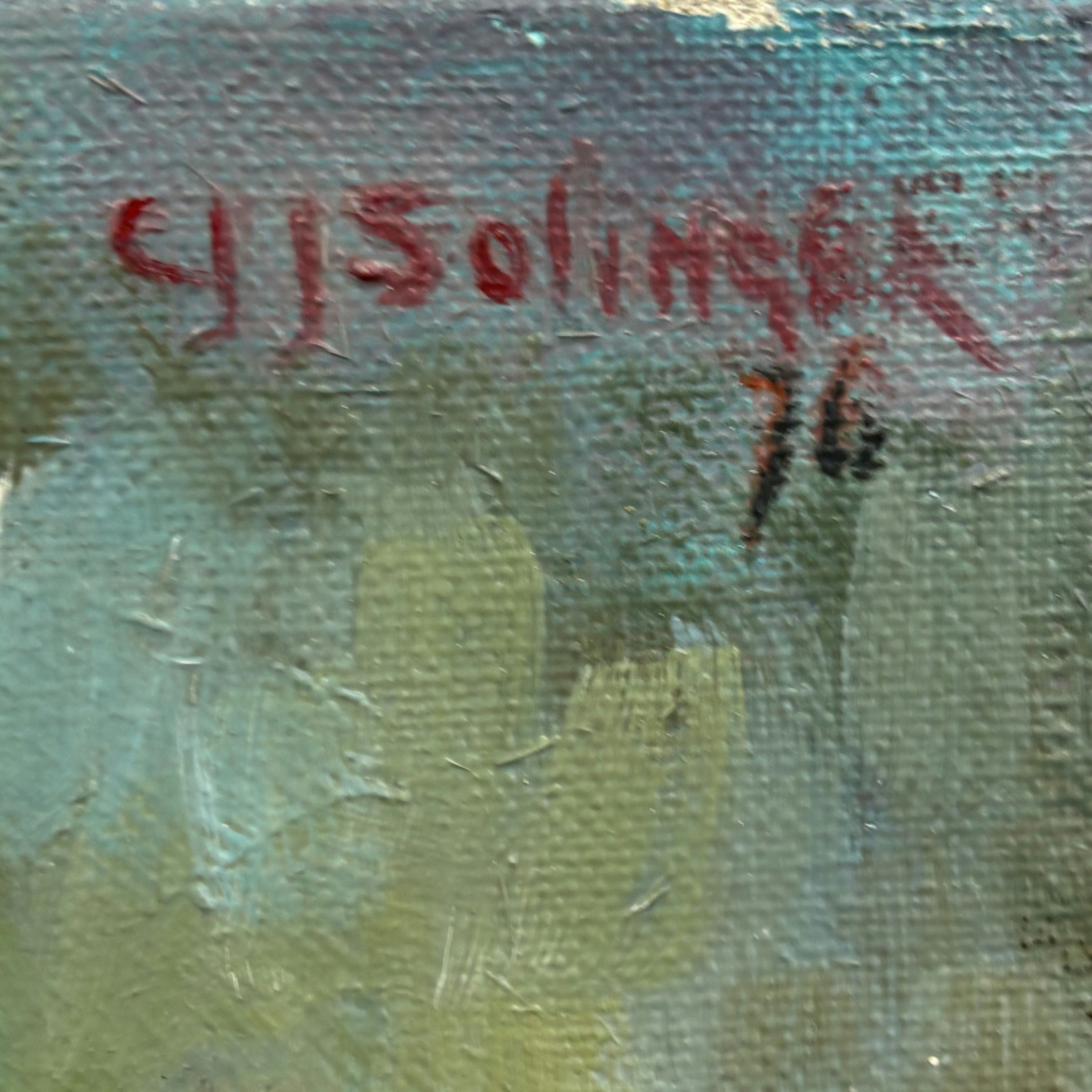 Expressive Seascape Oil Painting 
