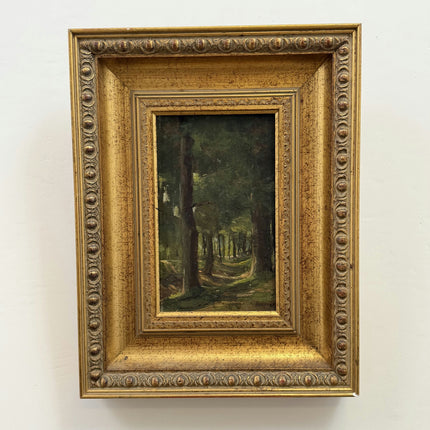 Traditional Landscape Oil Painting "Gilded Frame" Elegant Small Artwork Holland Art Shop