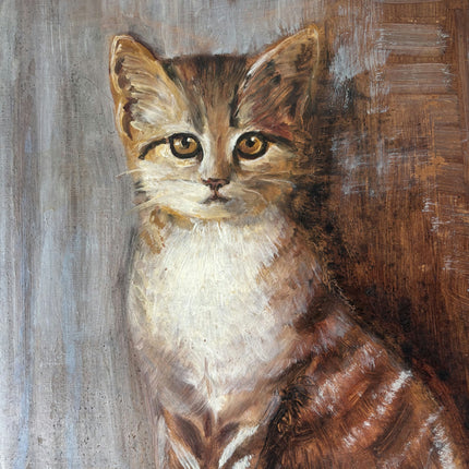 Rustic Animals Oil Painting "Tabby Cat" Refined Art Holland Art Shop