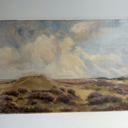 Expressive Landscape Oil Painting "Sand Dune" Refined Large Art Holland Art Shop