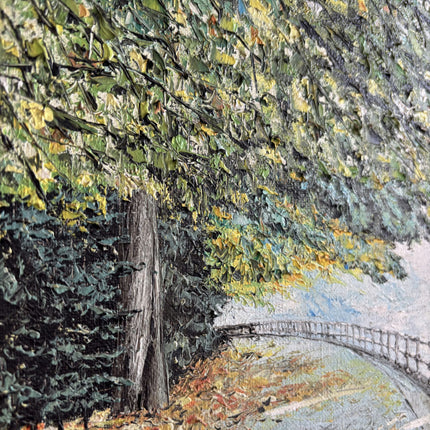 Refined Landscape Oil Painting "Row Of Trees" Rustic Art Holland Art Shop