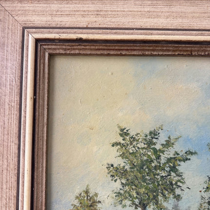 Vintage Farm Oil Painting "Gilded Frame" Authentic Artwork Holland Art Shop