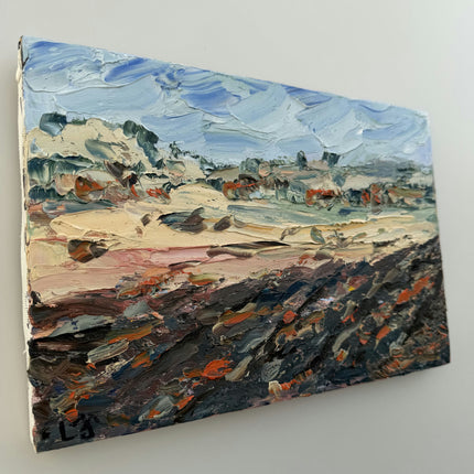 Vintage Seascape Oil Painting "Textured Seascape" Timeless Small Art Holland Art Shop