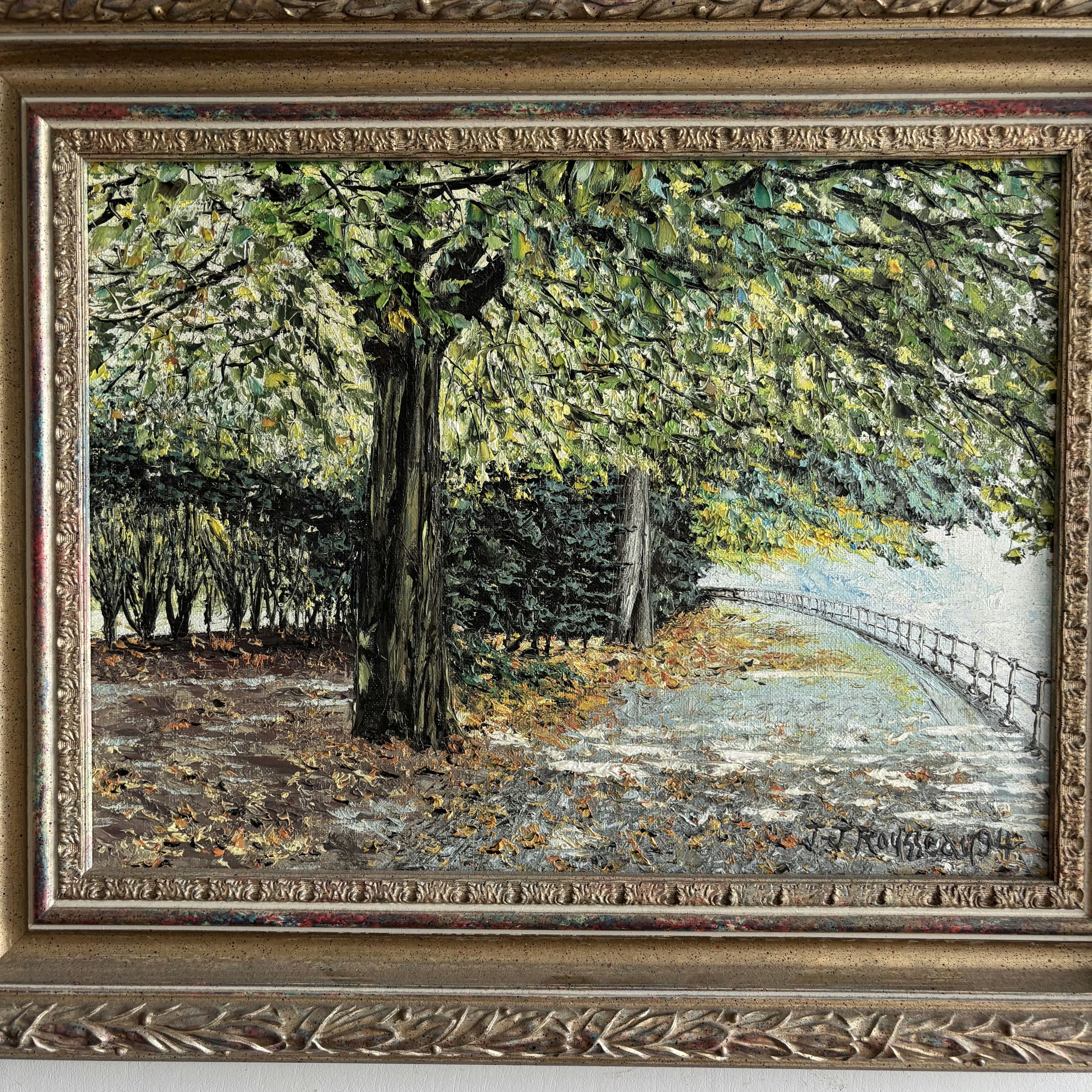 Refined Landscape Oil Painting 