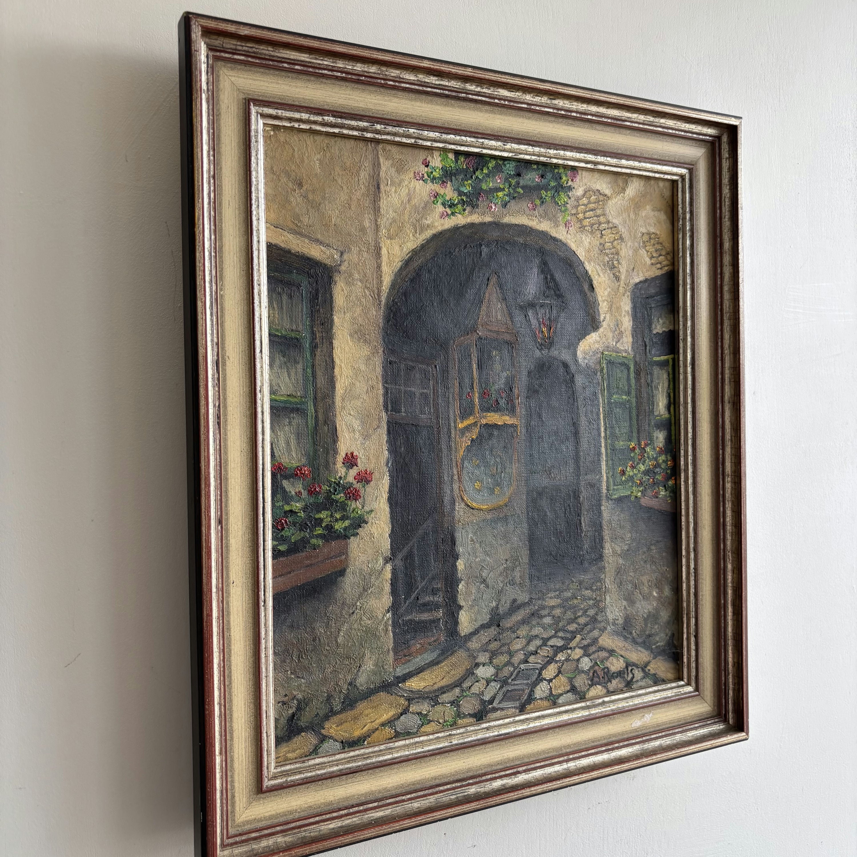Original Cityscape Oil Painting 