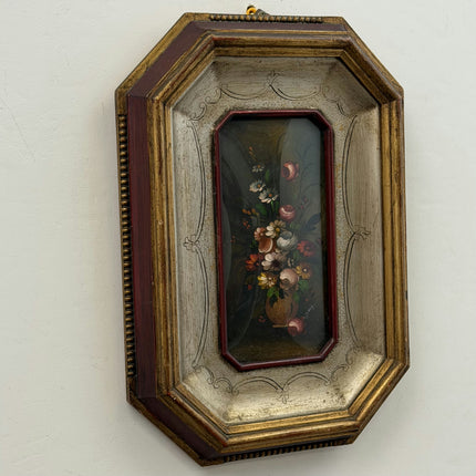 Expressive Floral Still Life Oil Painting "Flowering Vase" Small Artwork Holland Art Shop