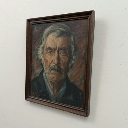 Handcrafted Portrait Oil Painting "Older Man" Elegant French Art Holland Art Shop