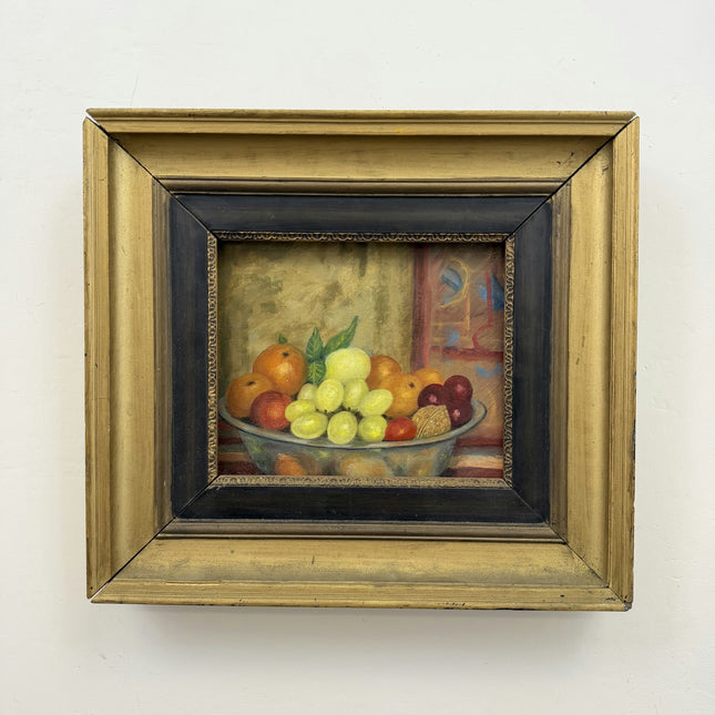 Classic Still Life Oil Painting "Wooden Frame" Detailed Small Artwork Holland Art Shop