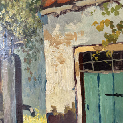 Remarkable Oil Painting Landscape "Charming Homestead" Marvelous Medium Artwork Holland Art Shop