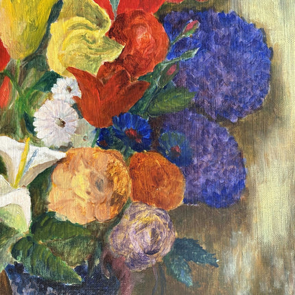 Rustic Still Life Oil Painting "Flower Vase" Classic Art Holland Art Shop