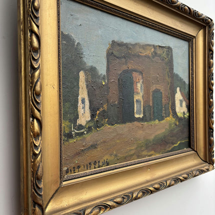 Classic Landscape Oil Painting "Ruined Arch" Expressive Art Holland Art Shop