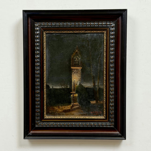 Classic Landscape Oil Painting "Framed Painting" Rustic Small Art Holland Art Shop