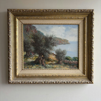 Expressive Landscape Oil Painting "Gilded Frame" Elegant Art Holland Art Shop
