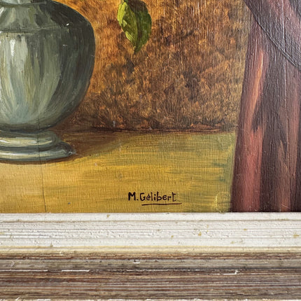 Original Floral Still Life Oil Painting "Rose Vase" Vintage Art Holland Art Shop