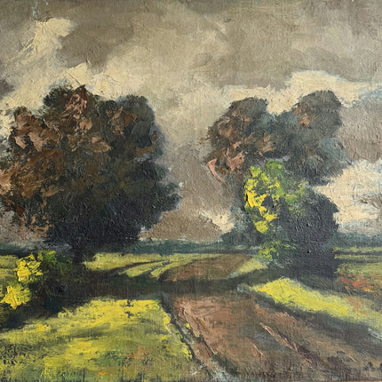 Traditional Landscape Oil Painting "Lonely Tree" Classic Artwork Holland Art Shop