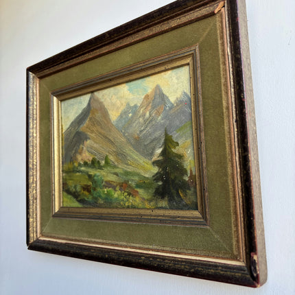 Original Landscape Oil Painting "Framed Painting" Refined Small Artwork Holland Art Shop