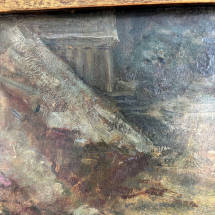 Classic Figurative Oil Painting "Reaching Woman" Rustic Artwork Holland Art Shop