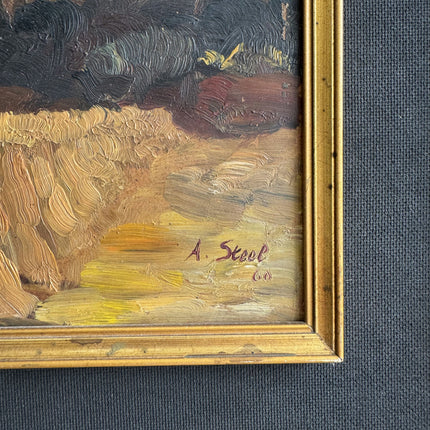 Rustic Landscape Oil Painting "Framed Painting" Original Art Holland Art Shop