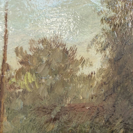 Refined Landscape Oil Painting "Golden Frame" Traditional Small Art Holland Art Shop
