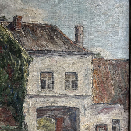 Refined Scenery Oil Painting "Overgrown Ruin" Authentic Large Art Holland Art Shop