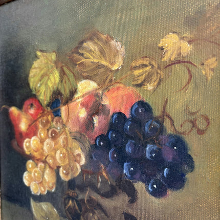 Authentic Still Life Oil Painting "Grape Bunch" Classic Artwork Holland Art Shop