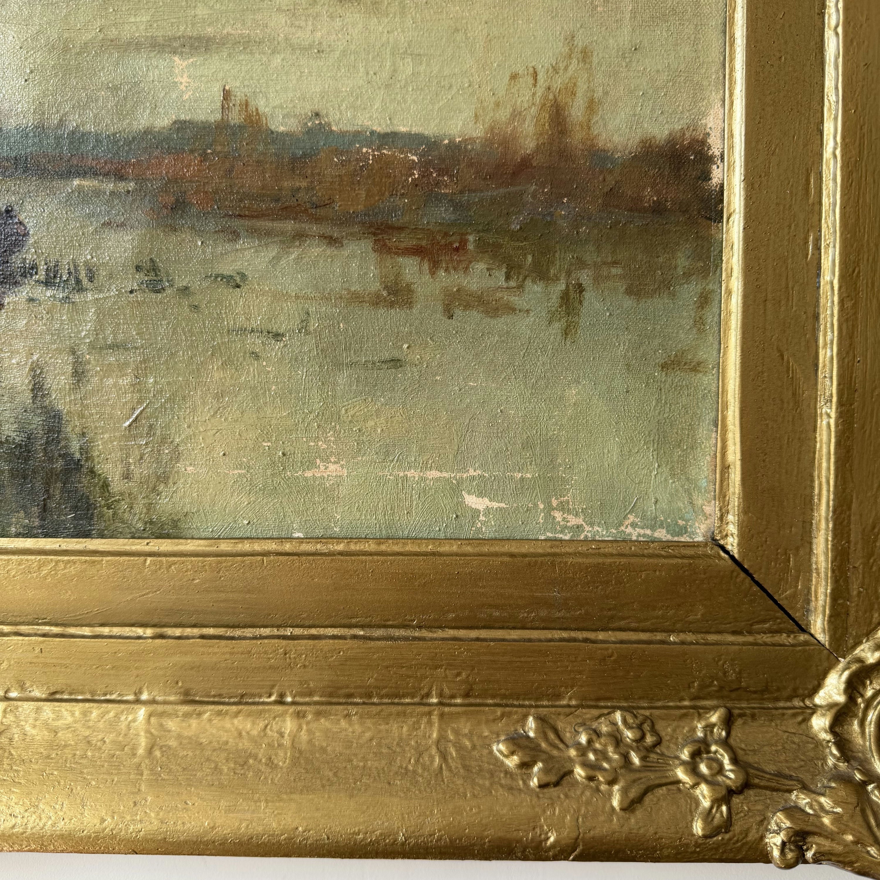 Authentic Seascape Oil Painting 