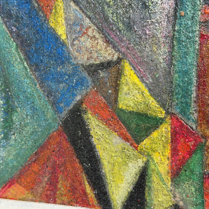 Handcrafted Abstract  Oil Painting "Painted Frame" Authentic Art Holland Art Shop
