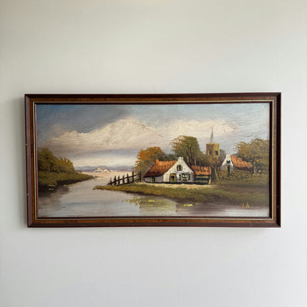 Rustic Landscape Oil Painting "Framed Painting" Refined Art Holland Art Shop