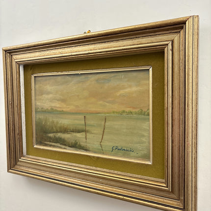 Rustic Landscape Oil Painting "Framed Painting" Expressive Artwork Holland Art Shop