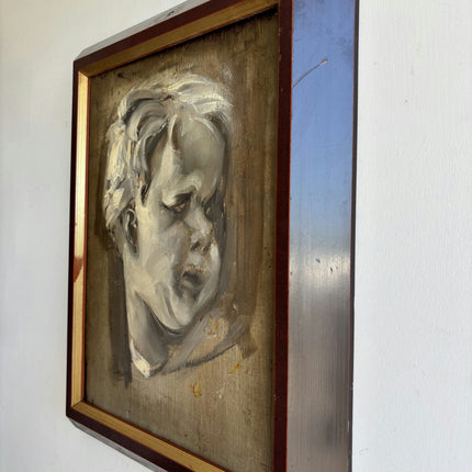 Authentic Portrait Oil Painting "Male Head" Refined Artwork Holland Art Shop