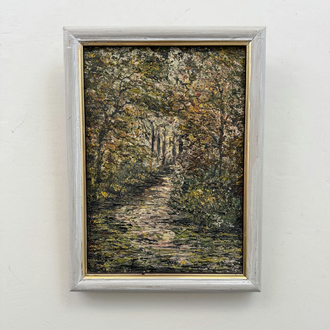 Traditional Landscape Oil Painting "Framed Panel" Rustic Small Art Holland Art Shop