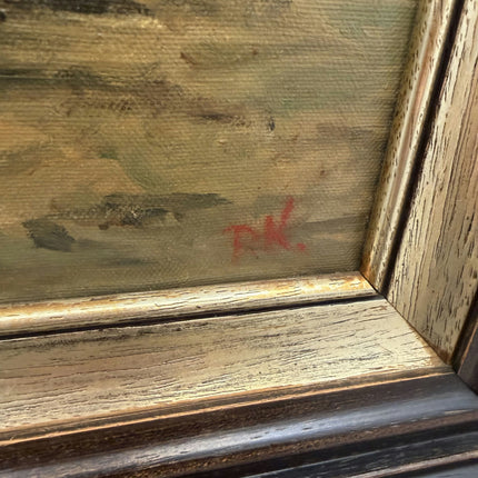 Detailed Oil Painting "Wooden Frame" Refined Large Artwork Holland Art Shop