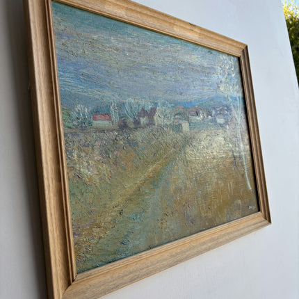 Expressive Landscape Oil Painting "Framed Painting" Detailed Art Holland Art Shop