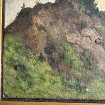 Detailed Landscape Oil Painting "Grassy Hill" Timeless Spanish Art Holland Art Shop