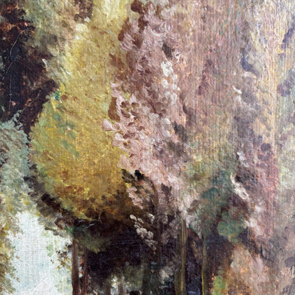 Timeless Landscape Oil Painting "Clustered Trees" Traditional Art Holland Art Shop
